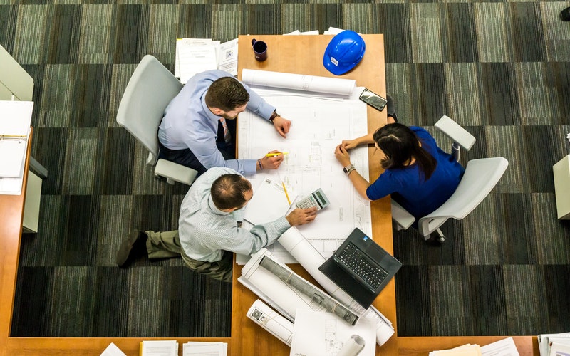 construction office meeting